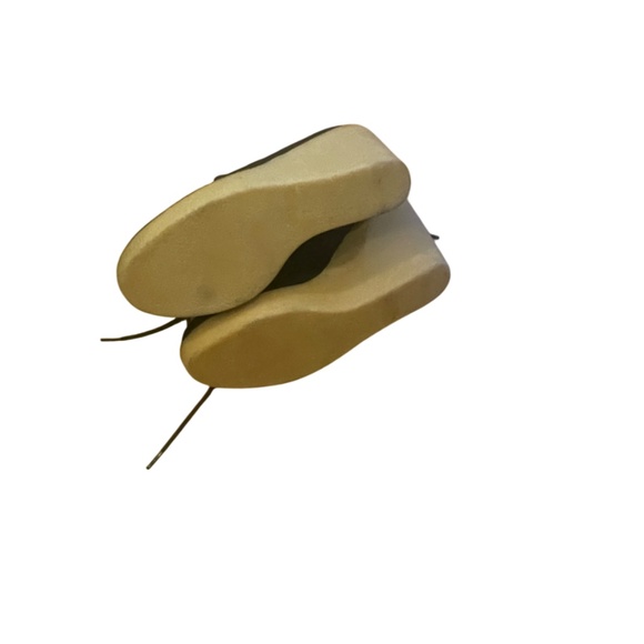 Gap black genuine suede crepe platform wedge lace up bootie 7 - Picture 3 of 3